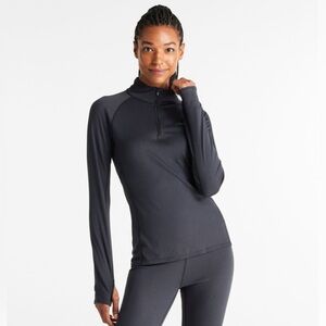 L.L. Bean Women’s Midweight Base Layer 1/4 Zip